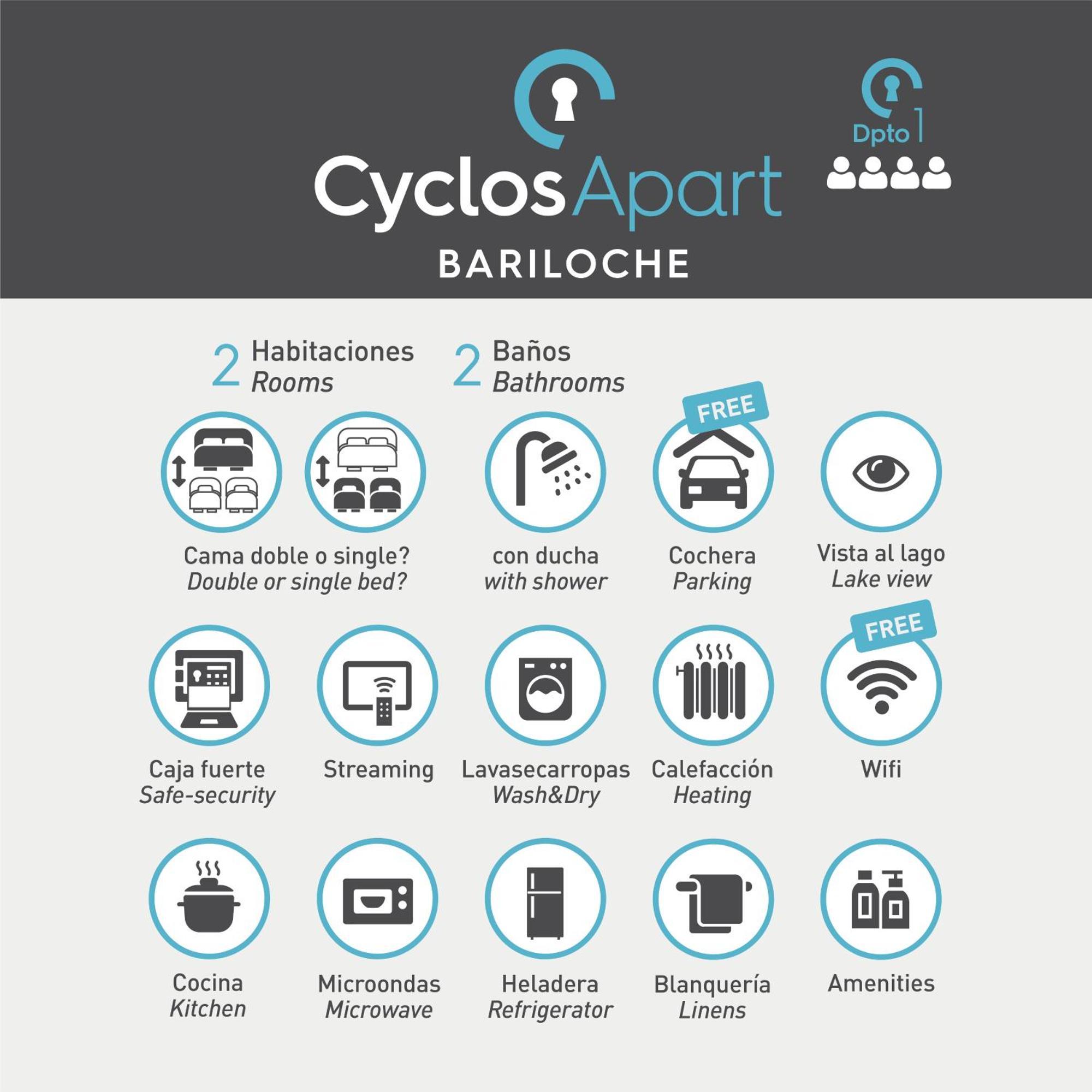 Cyclosapart Bariloche Esterno foto